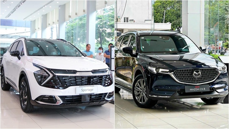 Nhờ các bác tư vấn mua xe giữa Kia Sportage Sig vs Mazda CX-8 Pre mới
