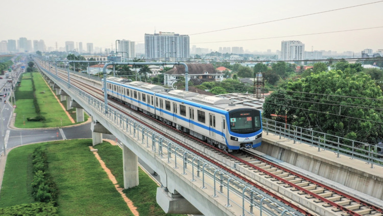 Metro số 1 (Bến Thành - Suối Tiên) sẽ khai thác thương mại từ tháng 7/2024