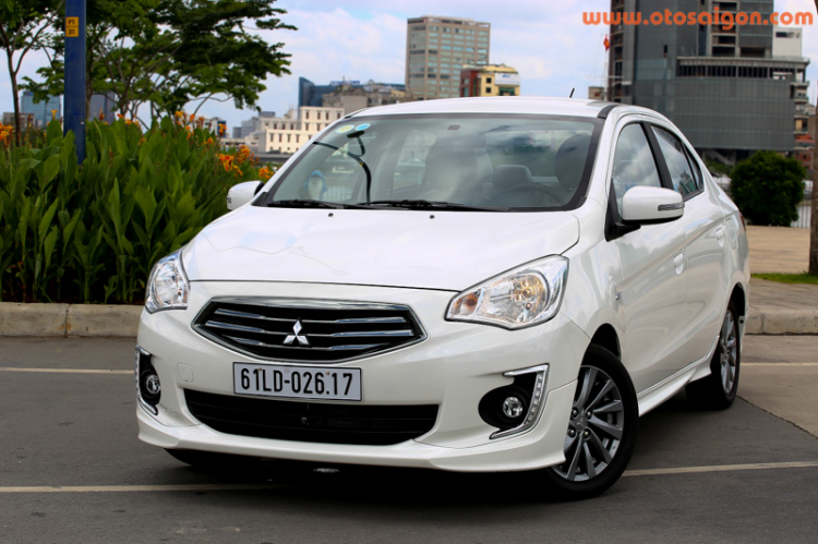 Đánh giá Mitsubishi Attrage: cực kì thực dụng Đánh giá Mitsubishi Attrage: cực kì thực dụng