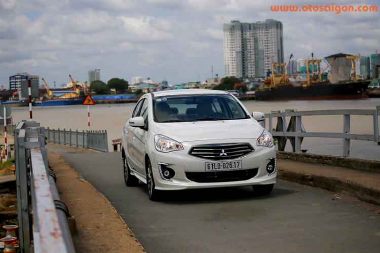 Đánh giá Mitsubishi Attrage: cực kì thực dụng Đánh giá Mitsubishi Attrage: cực kì thực dụng