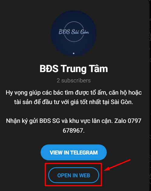 Giỏ hàng BDS trung tâm.