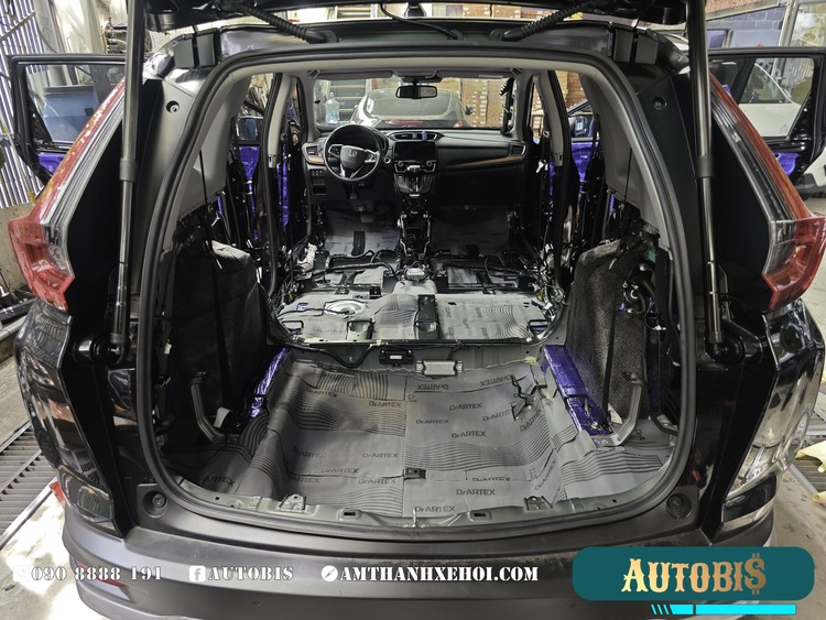 Honda CR-V Thi Công Gói Cách Âm Dòng Cao Cấp Pallium Thương Hiệu DrARTEX Tại Autobis