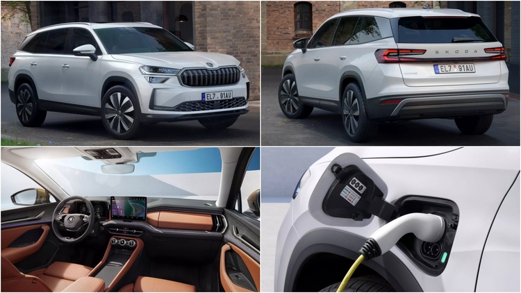 Skoda Kodiaq 2024 ra mắt, thêm động cơ Plug-in Hybrid, dài và rộng hơn bản tại Việt Nam