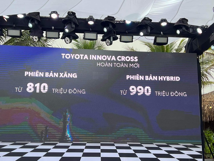 Toyota Innova Cross 2024 chốt giá từ 810-990 triệu đồng tại Việt Nam Toyota Innova Cross 2024 chốt giá từ 810-990 triệu đồng tại Việt Nam