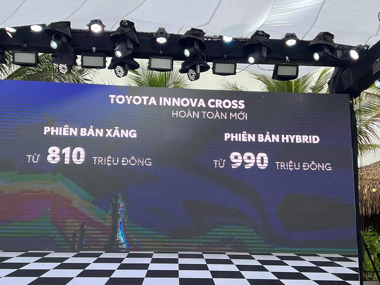 Toyota Innova Cross 2024 chốt giá từ 810-990 triệu đồng tại Việt Nam