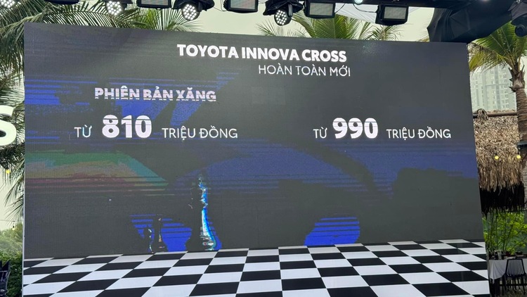 Toyota Innova Cross 2024 chốt giá từ 810-990 triệu đồng tại Việt Nam