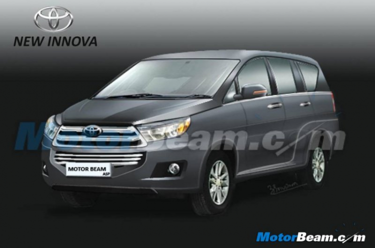 Bắt gặp Toyota Innova 2016 lái thử ở Ấn Độ