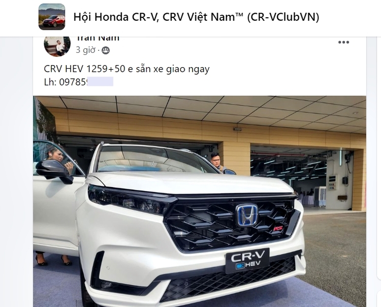 Vừa ra mắt, Honda CR-V 2024 đã bị đòi kèm lạc 50 triệu để có xe giao ngay