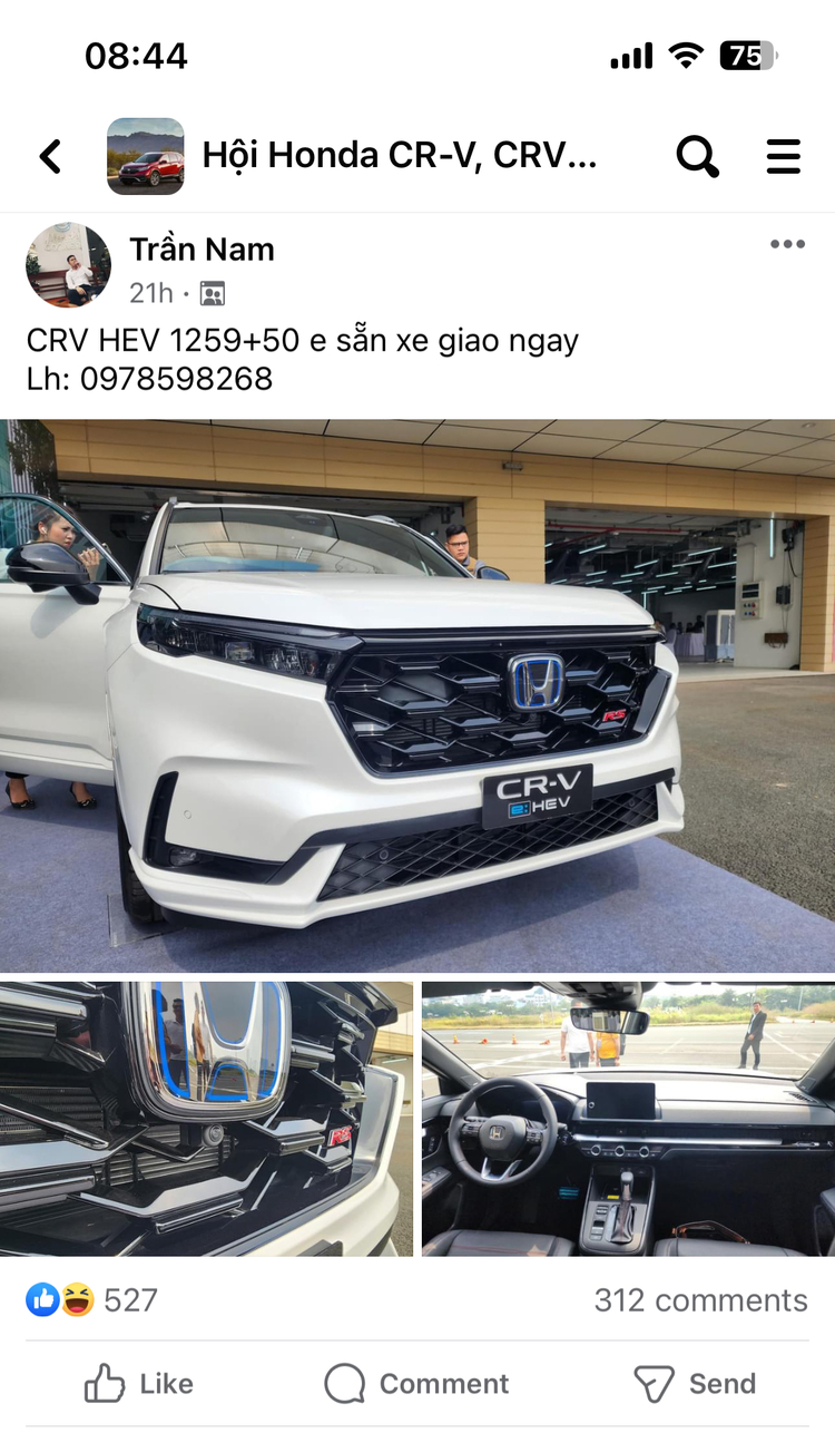 Vừa ra mắt, Honda CR-V 2024 đã bị đòi kèm lạc 50 triệu để có xe giao ngay