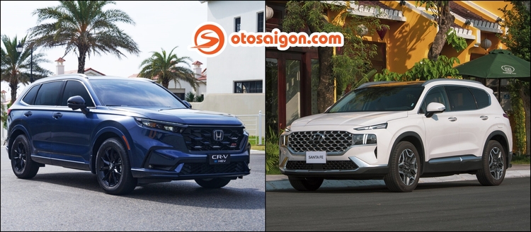 So sánh xe Honda CR-V Hybrid và Hyundai Santa Fe Hybrid: Lựa chọn xe Hybrid nào trong tầm giá 1,3 tỷ đồng?