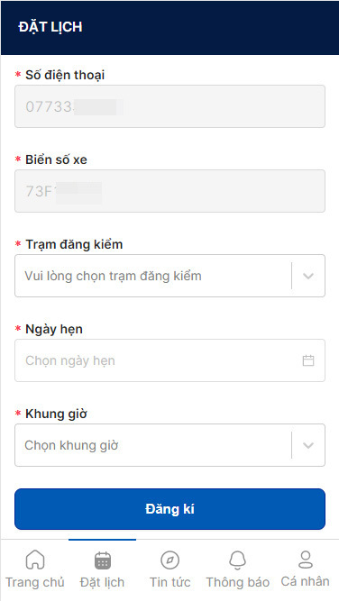 Những tiện ích của app TTDK khi đặt lịch hẹn đăng kiểm xe ô tô online