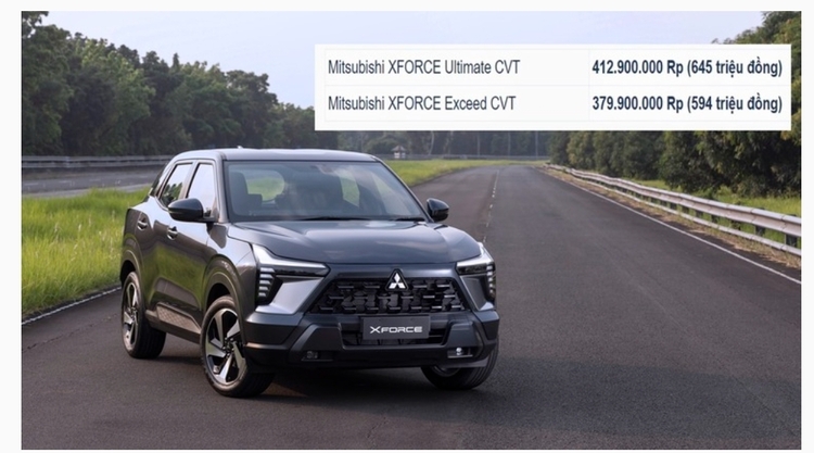 Mitsubishi Xforce 2024 đã về Việt Nam, nghênh chiến Toyota Yaris Cross