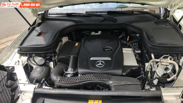 Nhật ký check xe Mercedes GLC 300 4matic - Xe có sơn dặm nhiều
