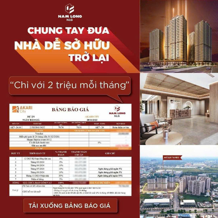 Akari City của Nam Long