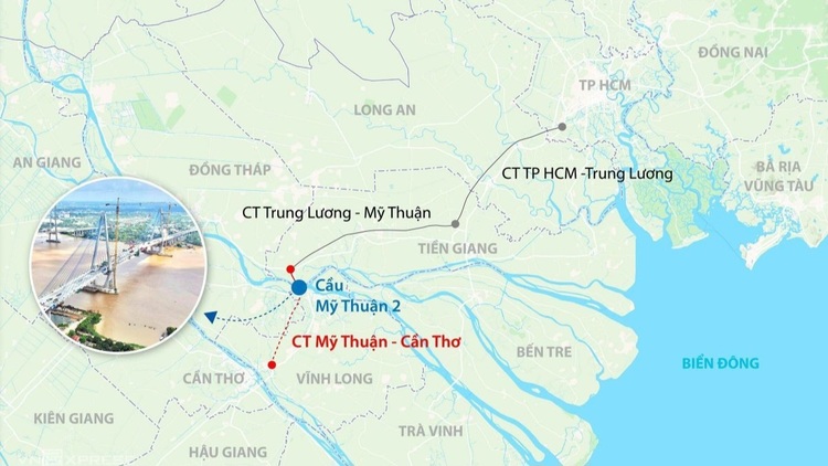 Khánh thành cầu Mỹ Thuận 2 cuối tháng 12