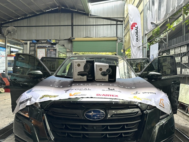 Subaru Forester Nâng Cấp Hệ Thống Âm Thanh Focal Inside Cắm Jack Như Zin