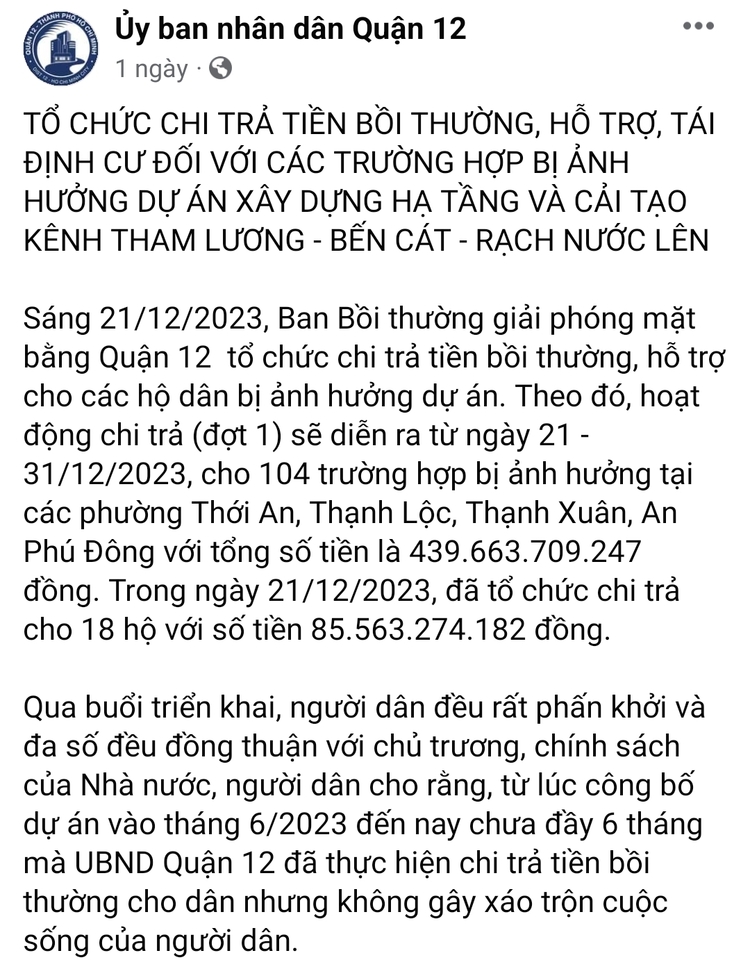 Cầu Vàm Thuật An Phú Đông Quận 12 bắc qua Phường 5 Gò Vấp đã thông xe 31/12/2020 đất An Phú Đông tăng nóng nhất Q.12