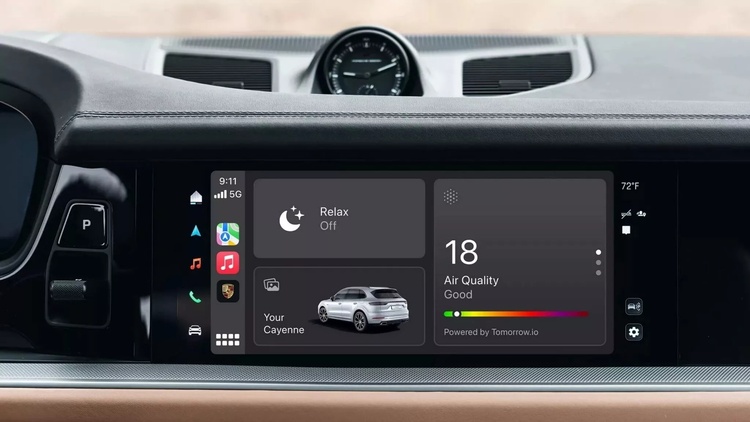 Giới thiệu bản Preview trên Porsche và Aston Martin, Apple CarPlay Bespoke sẽ điều khiển mọi màn hình trên xe ô tô