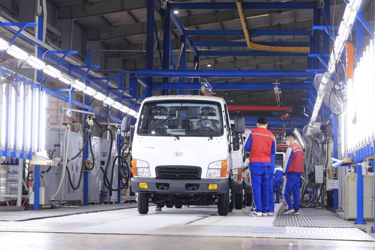 Hyundai Thành Công Thương Mại đẩy mạnh hoạt động xuất khẩu xe thương mại Hyundai