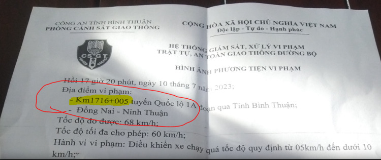 Chạy từ TP.HCM ra Bình Thuận đóng phạt nguội, chạy qua chạy lại cuối cùng vẫn không thể giải quyết