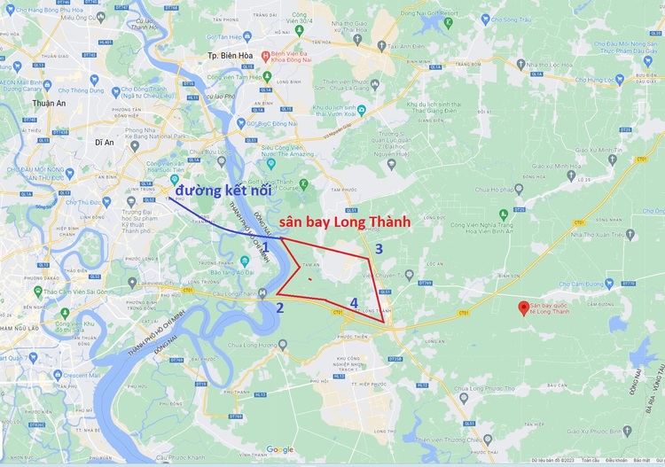 Hơn 1.200 tỷ đồng xây đường nối sân bay Long Thành với TP HCM Hơn 1.200 tỷ đồng xây đường nối sân bay Long Thành với TP HCM