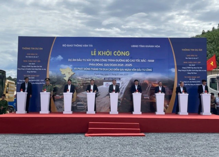 Tập đoàn Sơn Hải dự kiến vượt tiến độ 1 năm với gói thầu tại cao tốc Vân Phong - Nha Trang