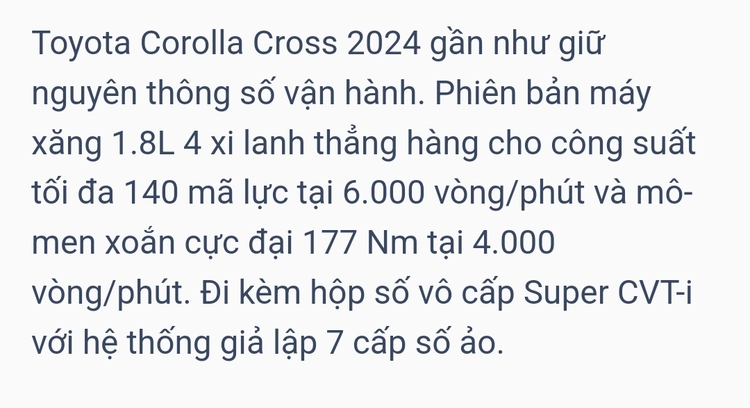 Toyota Corolla Cross 2024 ra mắt tại Thái: 4 phiên bản, giá từ 681 triệu đồng, về VN nửa cuối năm nay