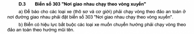 Đi thẳng qua vòng xuyến lỗi chướng ngại vật bên trái ?