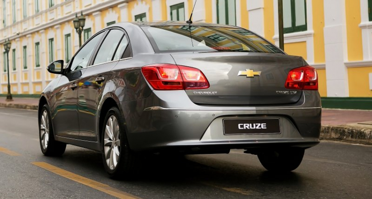 Chevrolet Cruze facelift cập bến Thái Lan