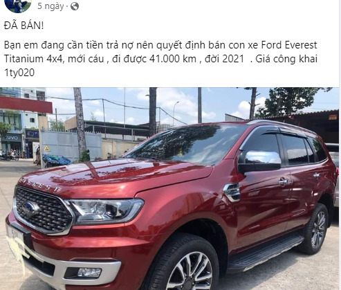 Ford Everest Titanium 2022 Biturbo Cần Bán