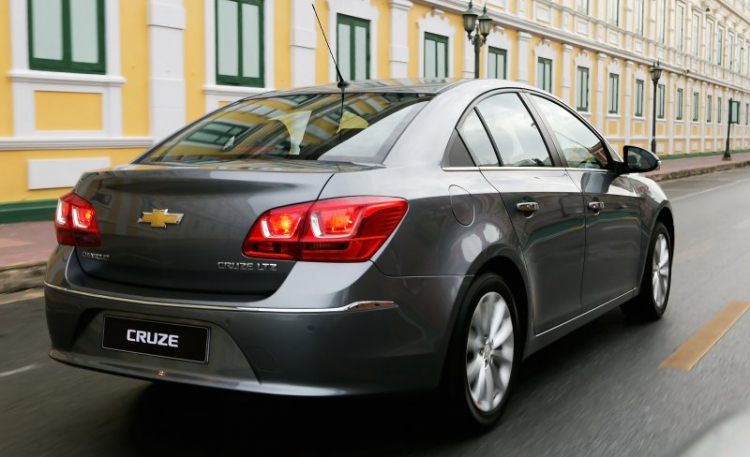 Chevrolet Cruze facelift cập bến Thái Lan Chevrolet Cruze facelift cập bến Thái Lan