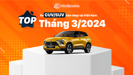 Top CUV/SUV bán chạy tại Việt Nam tháng 3/2024: Mitsubishi Xforce khởi đầu ấn tượng, CX-5, HR-V ổn định doanh số
