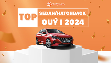 [Infographic] Doanh số Sedan/Hatchback quý I 2024: Hyundai Accent bán tốt, Honda City hăm he ngôi đầu