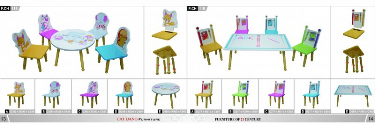 Đồ gỗ nội thất gỗ MDF