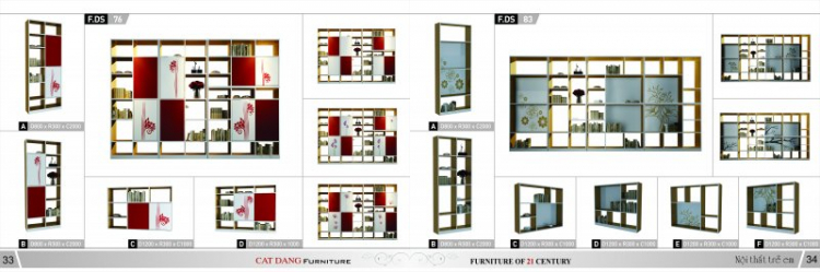 Đồ gỗ nội thất gỗ MDF