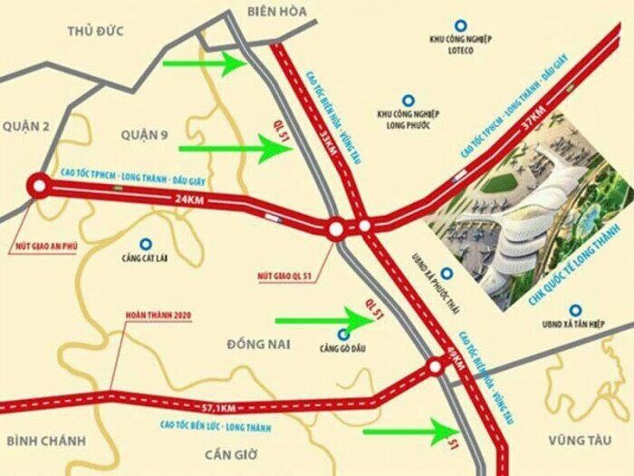 Đề xuất mở rộng ngay cao tốc TP HCM - Long Thành lên 10 làn xe Đề xuất mở rộng ngay cao tốc TP HCM - Long Thành lên 10 làn xe