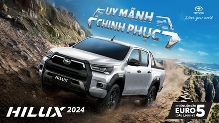 Giá từ 668 triệu đồng, Toyota Hilux 2024 quyết tâm chinh phục khách hàng Việt