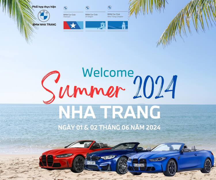 BMW Club sắp tổ chức hành trình Thăm phố biển và giao lưu cùng BMW Car Club Nha Trang