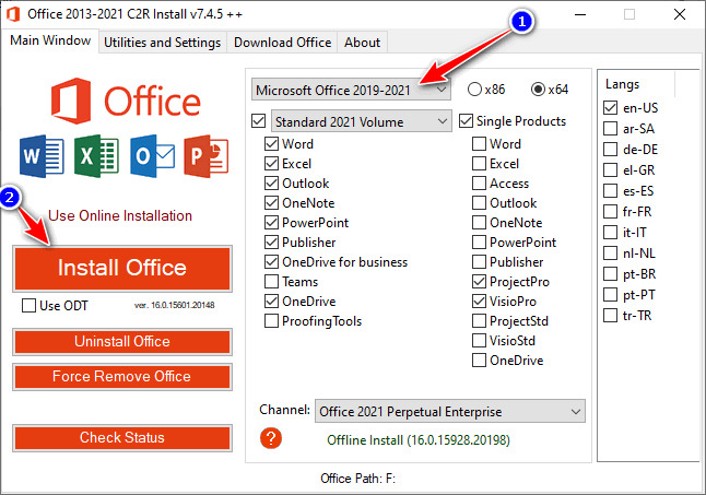 Download Office 2021 Full Cra'ck | Hướng dẫn cài đặt chi tiết