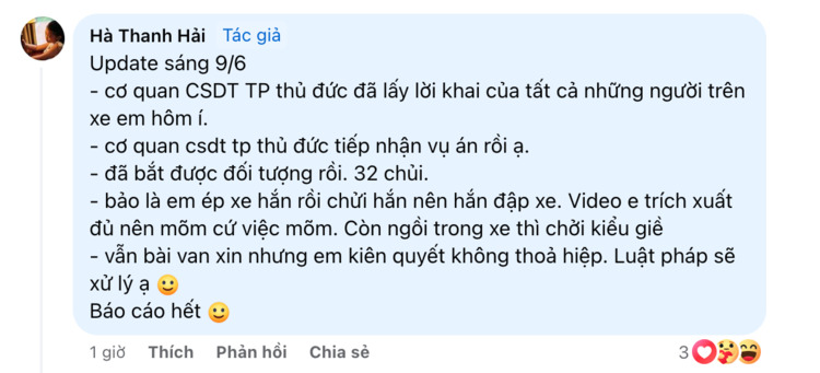 Nam thanh niên cố tình chặn xe, đập phá ô tô của người đi đường trên đường Phạm Văn Đồng