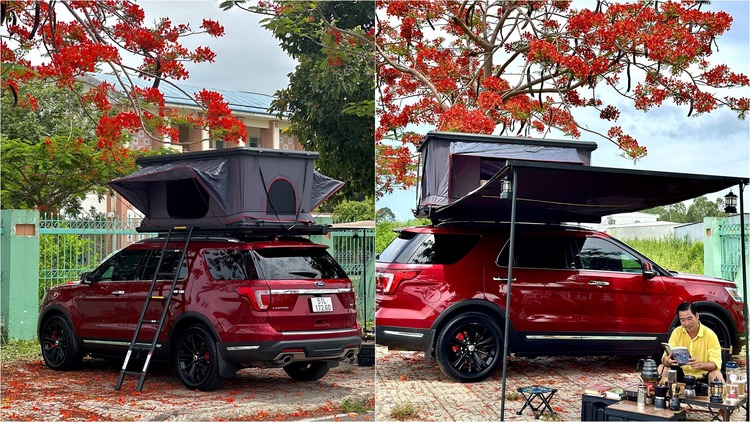 Ford Explorer đầu tiên của Việt Nam bước vào con đường Camping