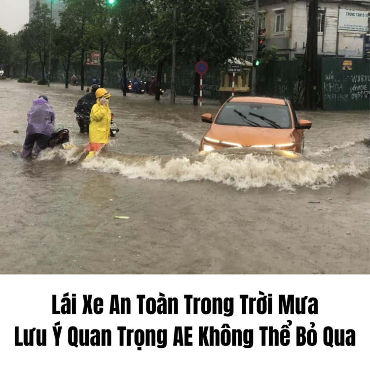 Lái Xe An Toàn Trong Trời Mưa: Những Lưu Ý Quan Trọng Về Phanh AE Không Thể Bỏ Qua