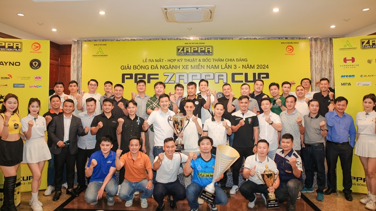 Giải Bóng Đá Ngành Xe Miền Nam lần 3 - PPF Zappa Cup 2024 bốc thăm chia bảng, chính thức khởi tranh từ ngày 7/7/2024