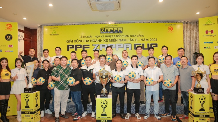 Giải Bóng Đá Ngành Xe Miền Nam lần 3 - PPF Zappa Cup 2024 bốc thăm chia bảng, chính thức khởi tranh từ ngày 7/7/2024