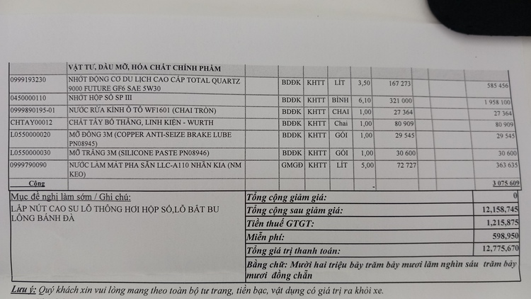 BMW 530 đã đi 39k km, xe báo thay nhớt phanh, có nên thay?