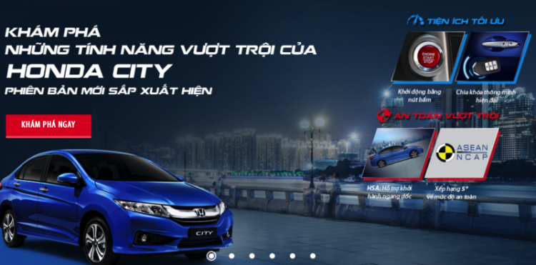 ALL NEW CITY 2015 đã xuất hiện trên website của Honda!!!