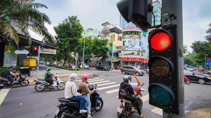 TP.HCM duy trì đèn giao thông đếm ngược tại các giao lộ