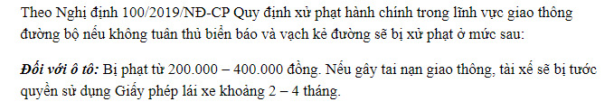 Bị phạt nguội khi đè vạch xương cá ở Mai Chí Thọ:Chạy sao cho đúng, không bị phạt?