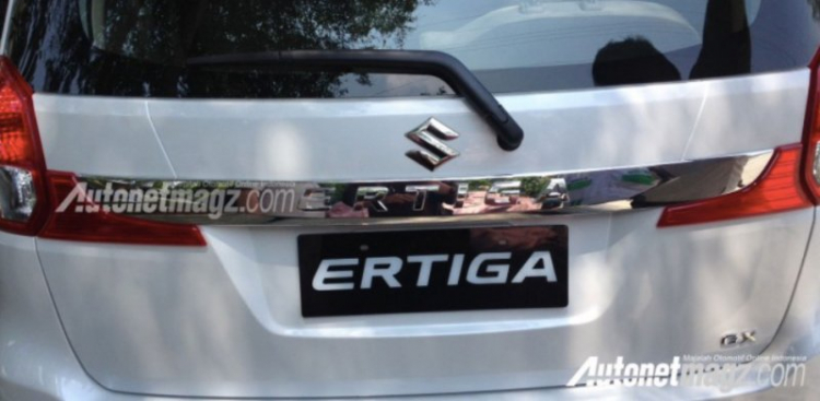 Suzuki Ertiga facelift xuất hiện ở Indonesia