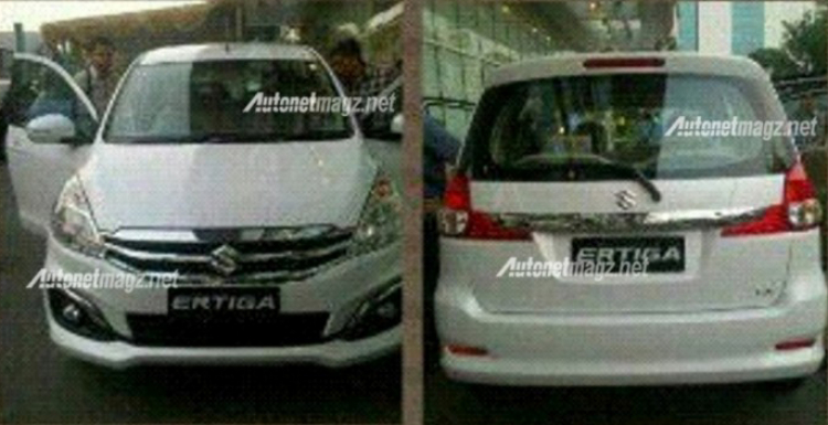 Suzuki Ertiga facelift xuất hiện ở Indonesia